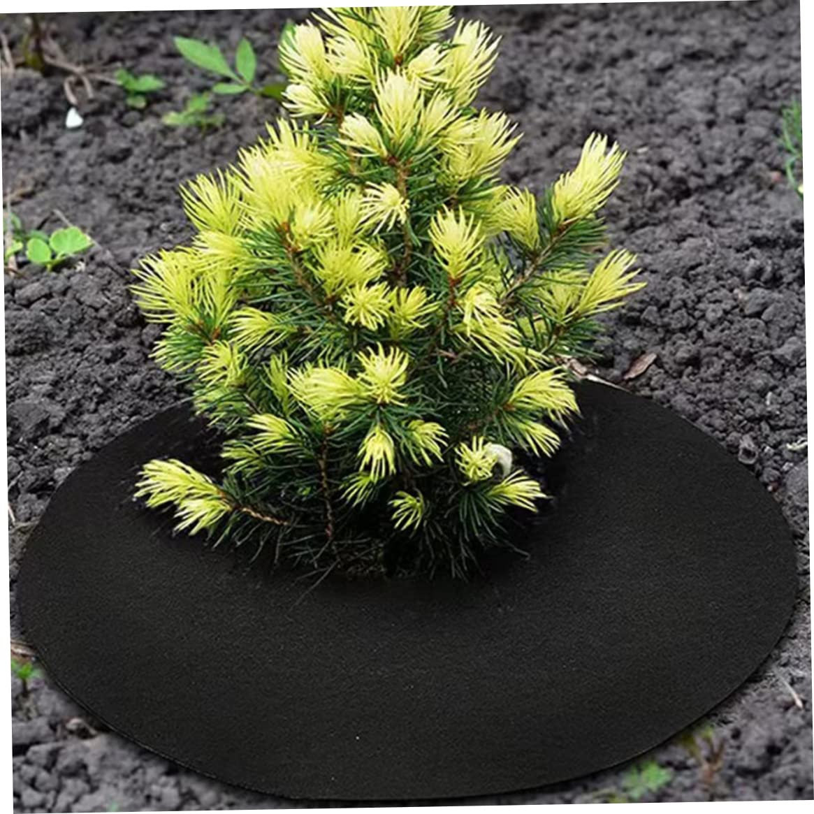 NOIR Toile De Paillage 4x25M Barrière Contre Les Mauvaises Herbes