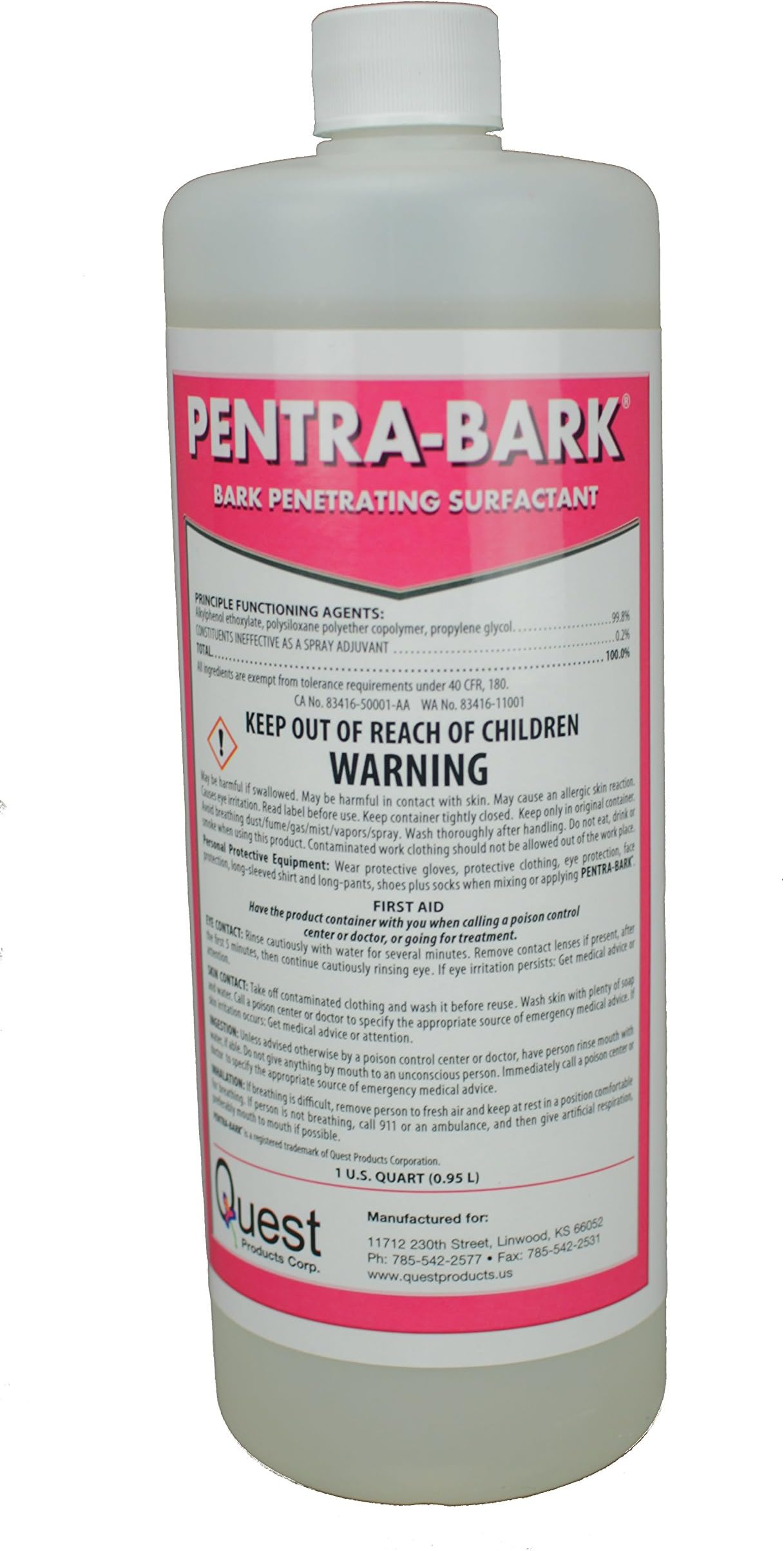 Pentra-Bark Penetrating Surfactant (32oz/1 Quart)