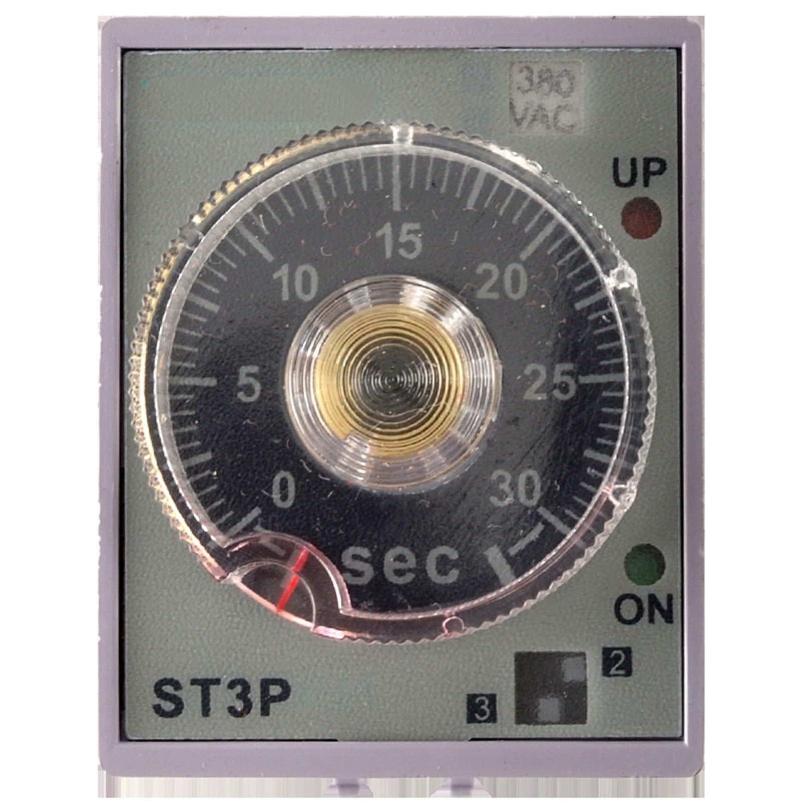 1 relé de tiempo eléctrico ST3PA-BCDEFG con retardo de encendido de 24 V, 36 V, 110 V, 220 V y 380 V.(ST3PA-B(JSZ3A-B) 10s AC220V)