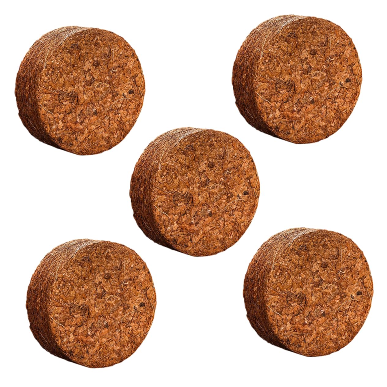 Yardwe 5 Pcs Soil Block Nutrient Soil Coconut Fiber Soil Compression Gardening Supplies