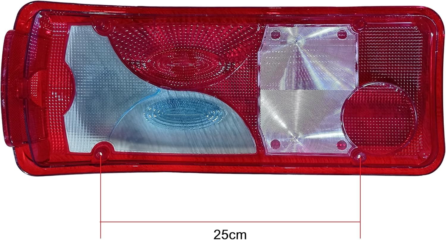 2 x Cabochon de feux arrière pour Mercedes Sprinter,MAN TGA TGS TGL TGL,VW Crafter,Scania E-MARK