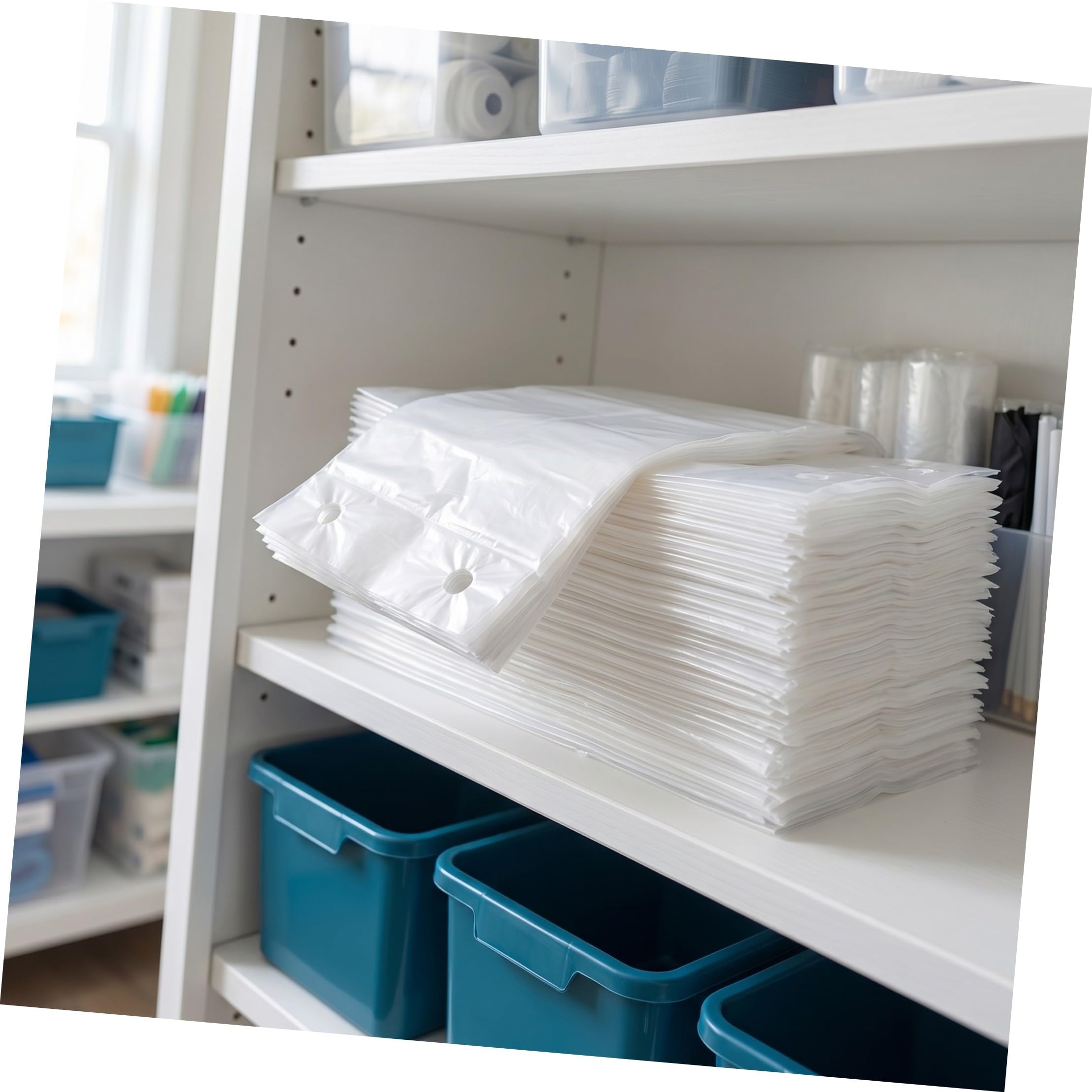 COLLBATH Funda de Paraguas Automática 200 Piezas para Uso en Hoteles y Restaurantes, Fundas Plásticas para Paraguas Mojados de Tamaño 13x72 Cm