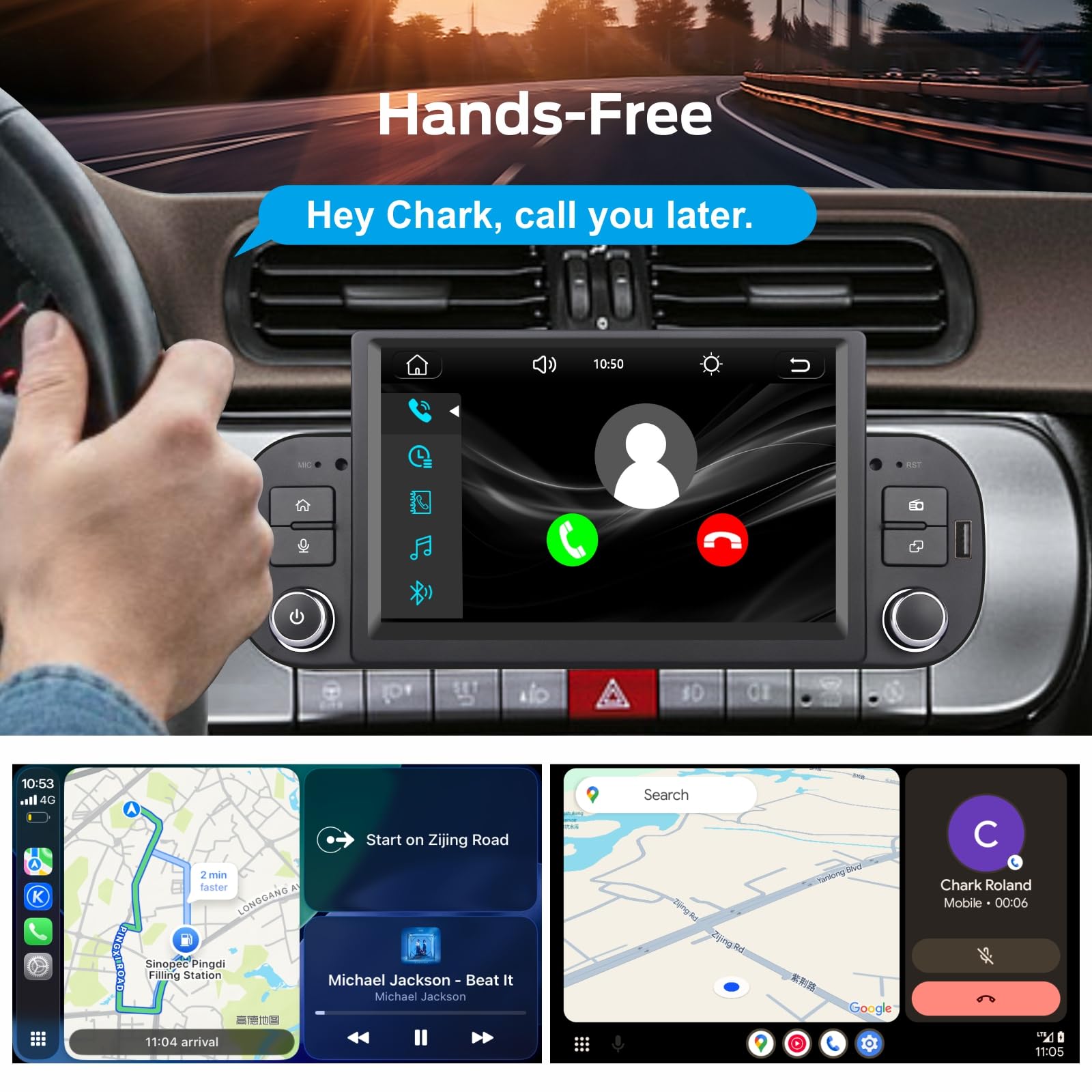 Autoradio Linux per Fiat Panda 2013-2025 con CarPlay Wireless e Android Auto, avvio in 2 secondi, comandi fisici tramite manopola, audio di livello OEM, Porta ISO Plug & Play