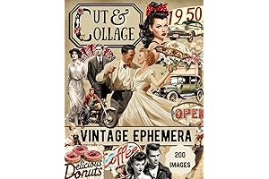 Modern People Cutouts Ephemera Book: A Nostalgic Trip into the Past