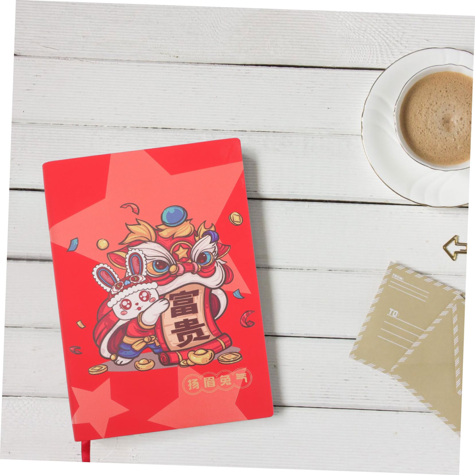 Lurrose 3Pcs Anno Del Coniglio Notebook Bunny Notepad Notebook Per Il Lavoro Novità Coniglio Decorazione Cinese io Stampa Notepad Journal In Finta Pelle