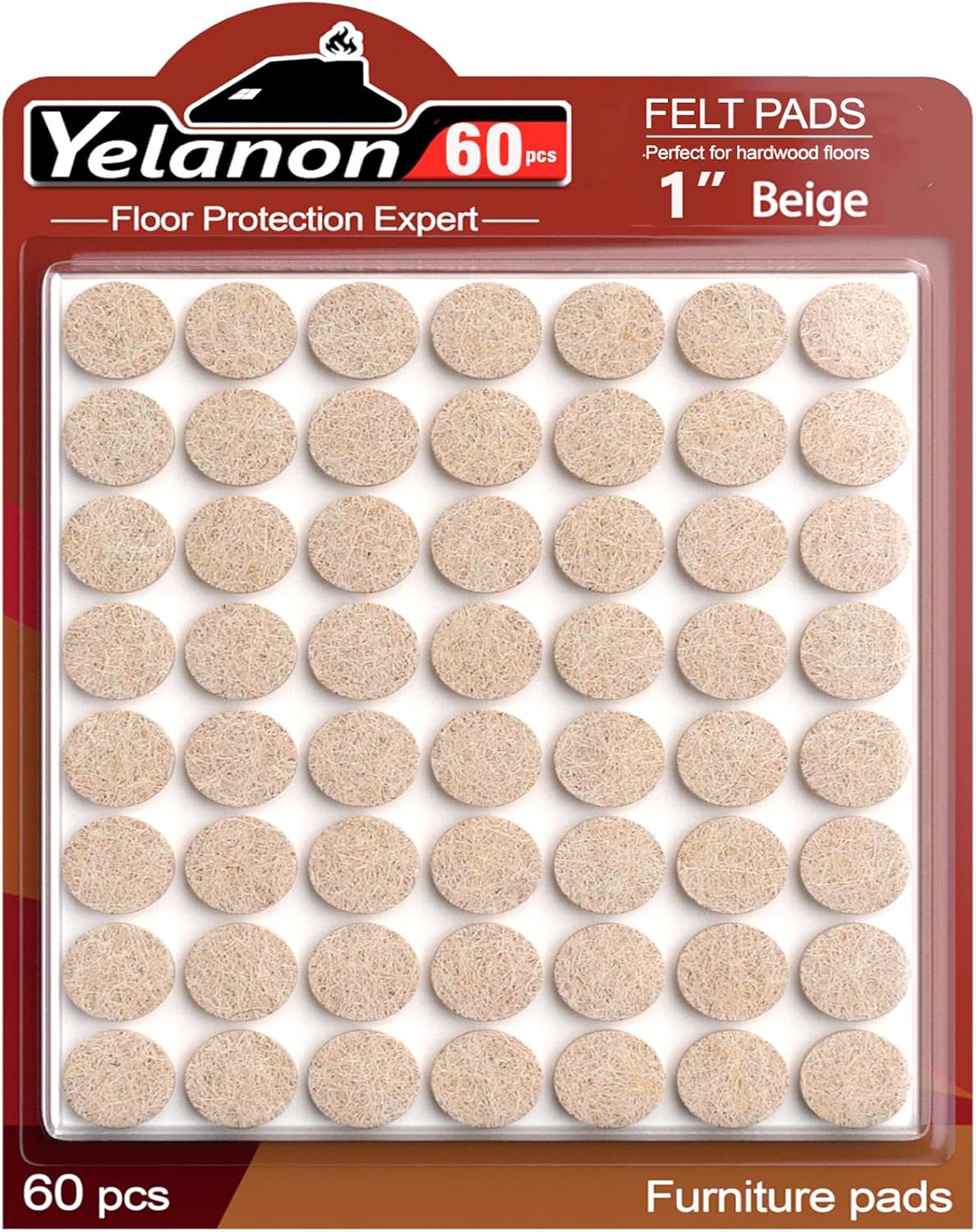 Yelanon-Felt Furniture Pads for Hardwood Floors Felt Pads for Chair Legs