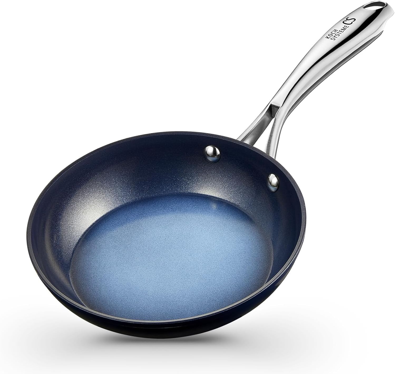 KOCH SYSTEME CS Sartén pequeña, antiadherente de 8 pulgadas con revestimientos de cerámica no tóxicos, sartén antiadherente, sartén pequeña,