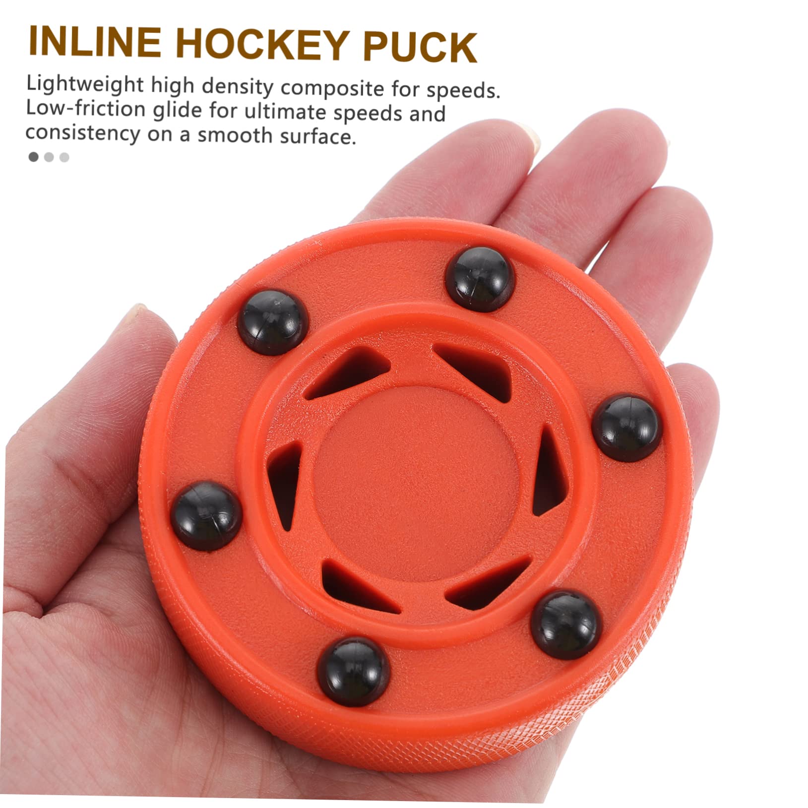 Abaodam Palet de Hockey roulettes Professionnel Rondelle Entraînement pour Hockey de Équipement Lourd pour Joueurs Clubs pour Surfaces Lisses