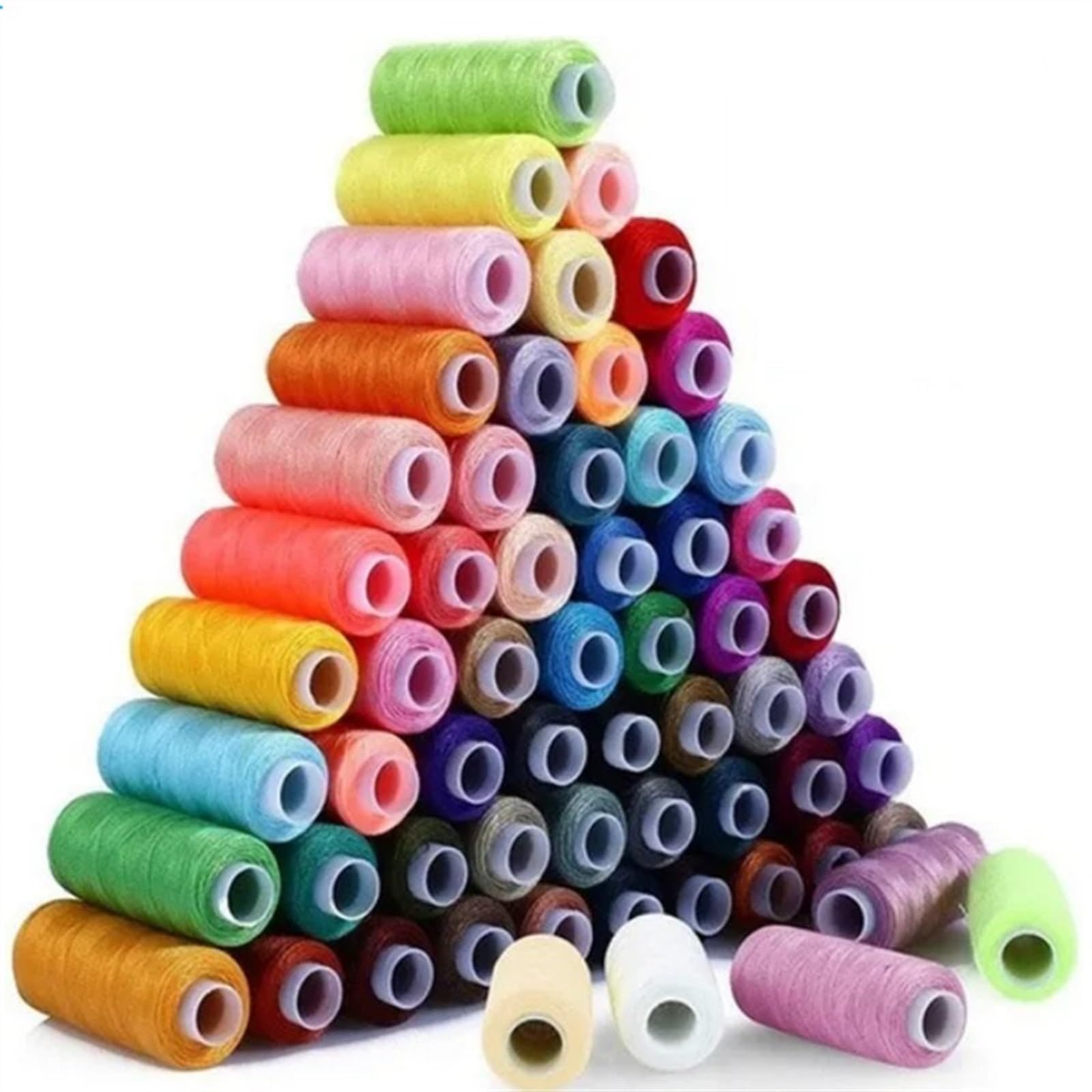 Nici do haftu krzyżykowego, Zestaw nici do szycia, 250Yd, Multi, ester, 100/60/30 szt., ręczne/maszynowe