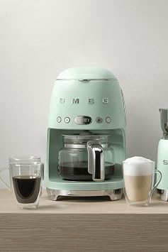 SMEG DCF02PGEU Filtre Kahve Makinesi 50'S Style Pastel Yeşil 1.4 Litre 10 Fincan Kapasiteli