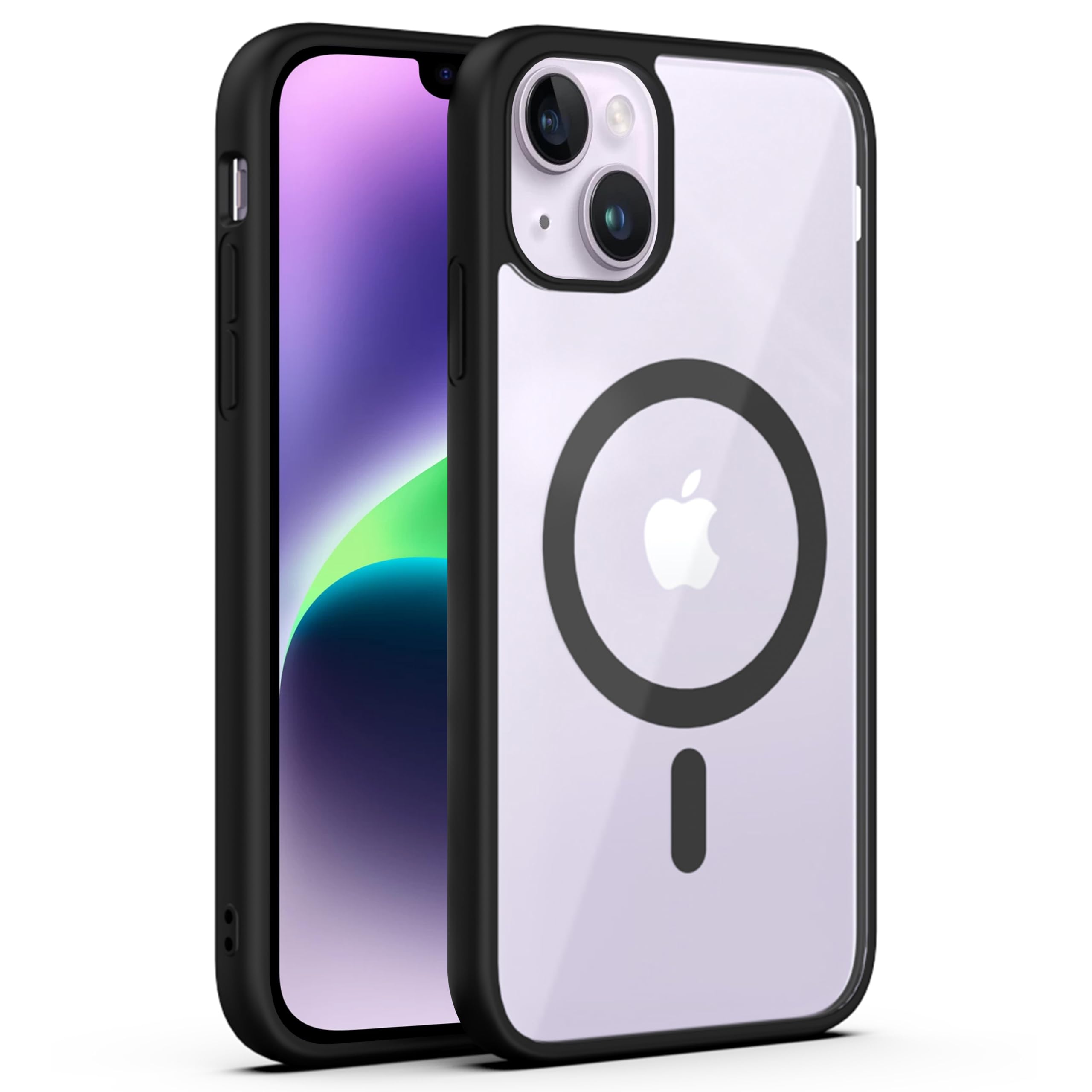 Zapcase Back Case Cover for iPhone 14 Plus | Compatible for iPhone 14 Plus Back Case Cover | Scratch-Resistant Back Case Cover | Black (B0BYNS18LR) Amazon Price History, Amazon Price Tracker