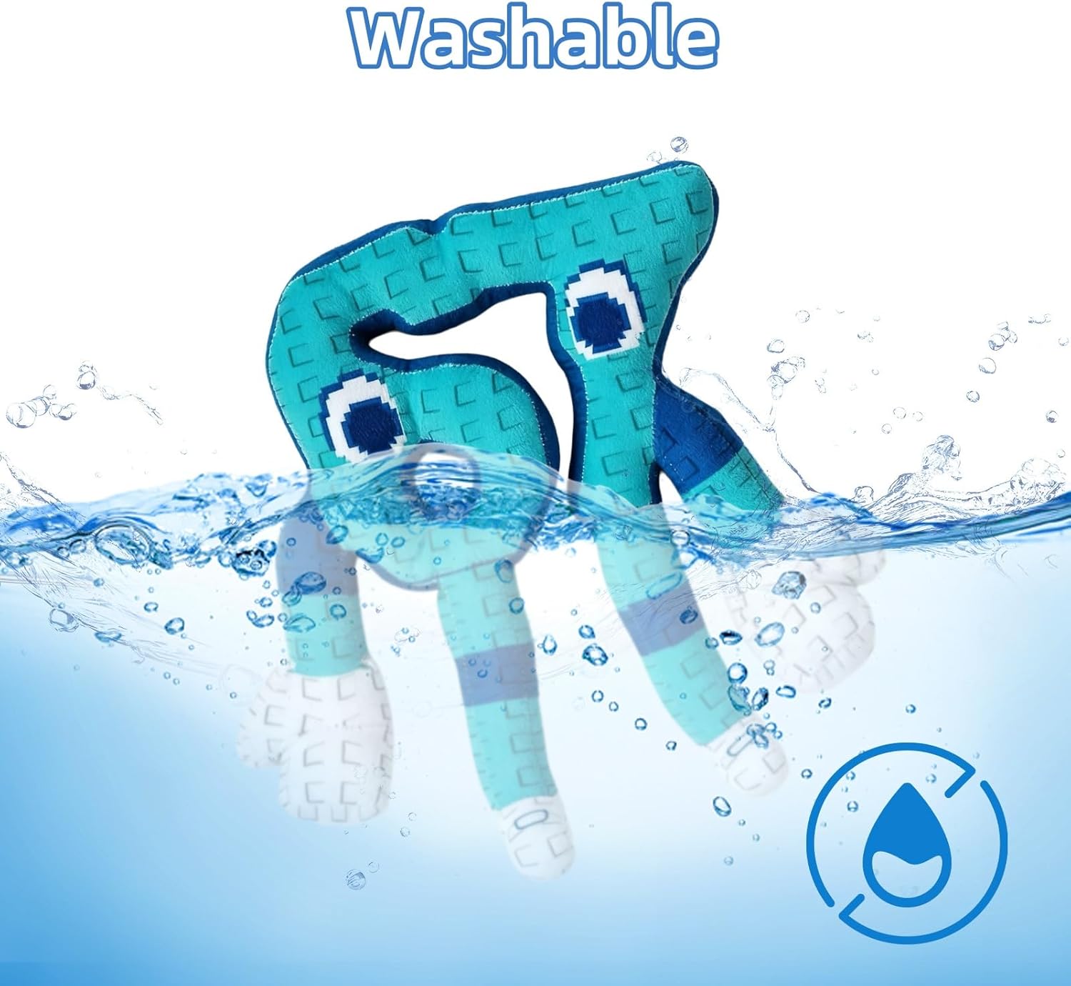 Brainrot Six Seven Plush Brainrot 6 7 Plush Blue Style 10 inch (67 Blue) - Image 4