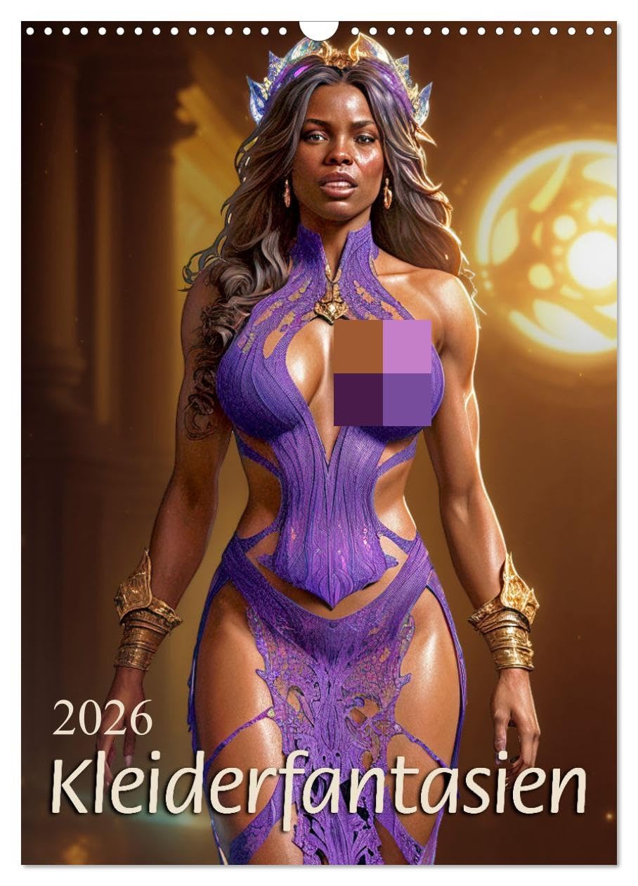 Dress fantasies UK-Version (Wall Calendar 2026 DIN A3 Portrait), CALVENDO 12 Month Wall Calendar