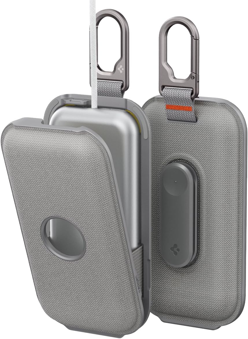 Spigen Battery Belt Clip Designed for Apple Vision Pro Portable Battery Holder Clip - Charcoal Gray