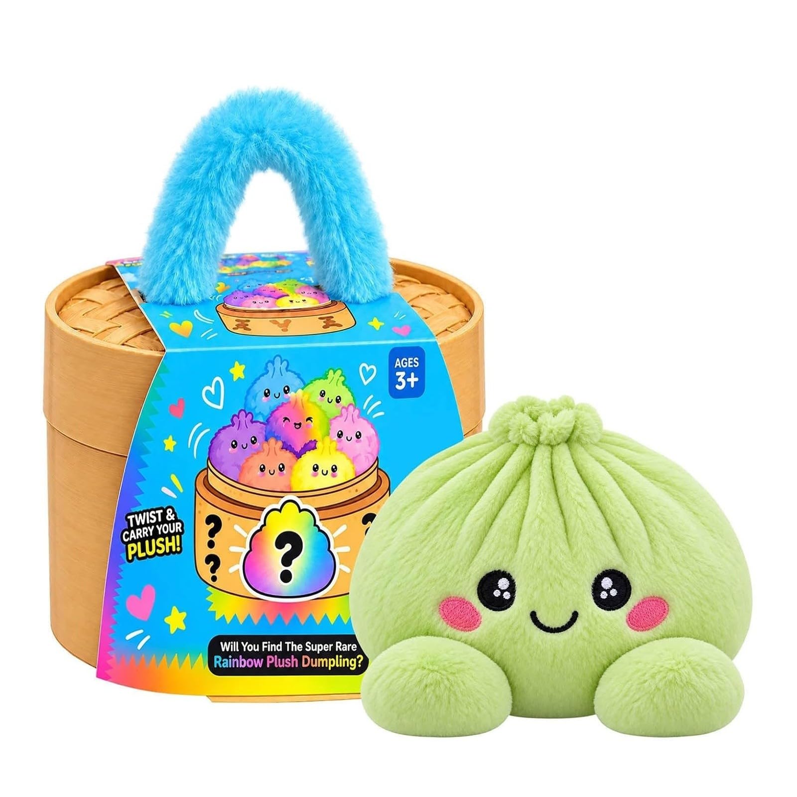 Squishy Dumpling Cute Plush Christmas Giant Dumpling Squishy Mystery Dumplings Halloween Dumplings Squishies Toy Large Fidget Buns Toys Rainbow Blind Box Adult