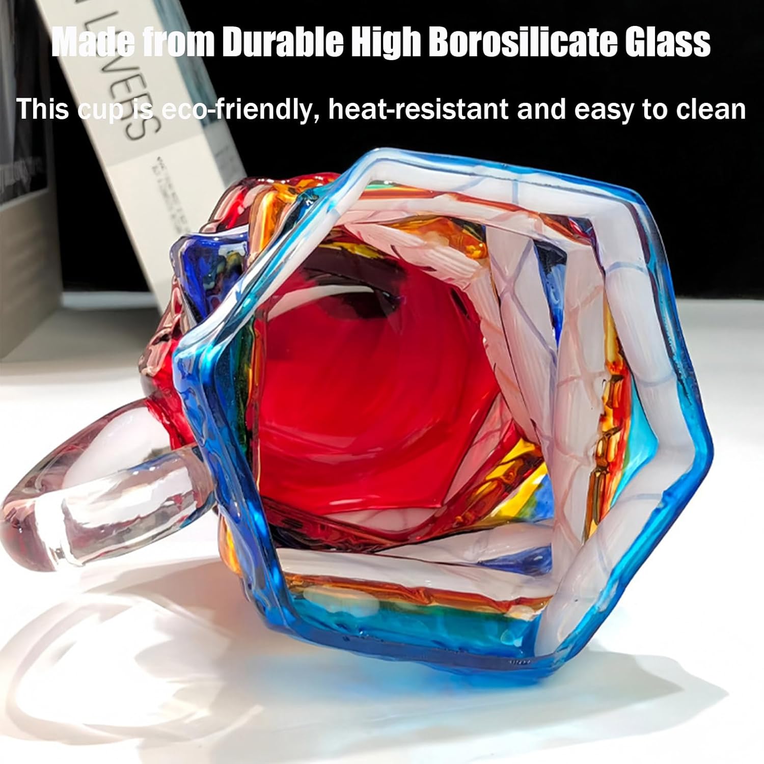 Chapter Book Mug Novelty Coffee Mugs, Novelty 3D Painted Books Coffee Mug, 11Oz Books Stack Glass Cup Gift for Readers (1pcs) - Image 5