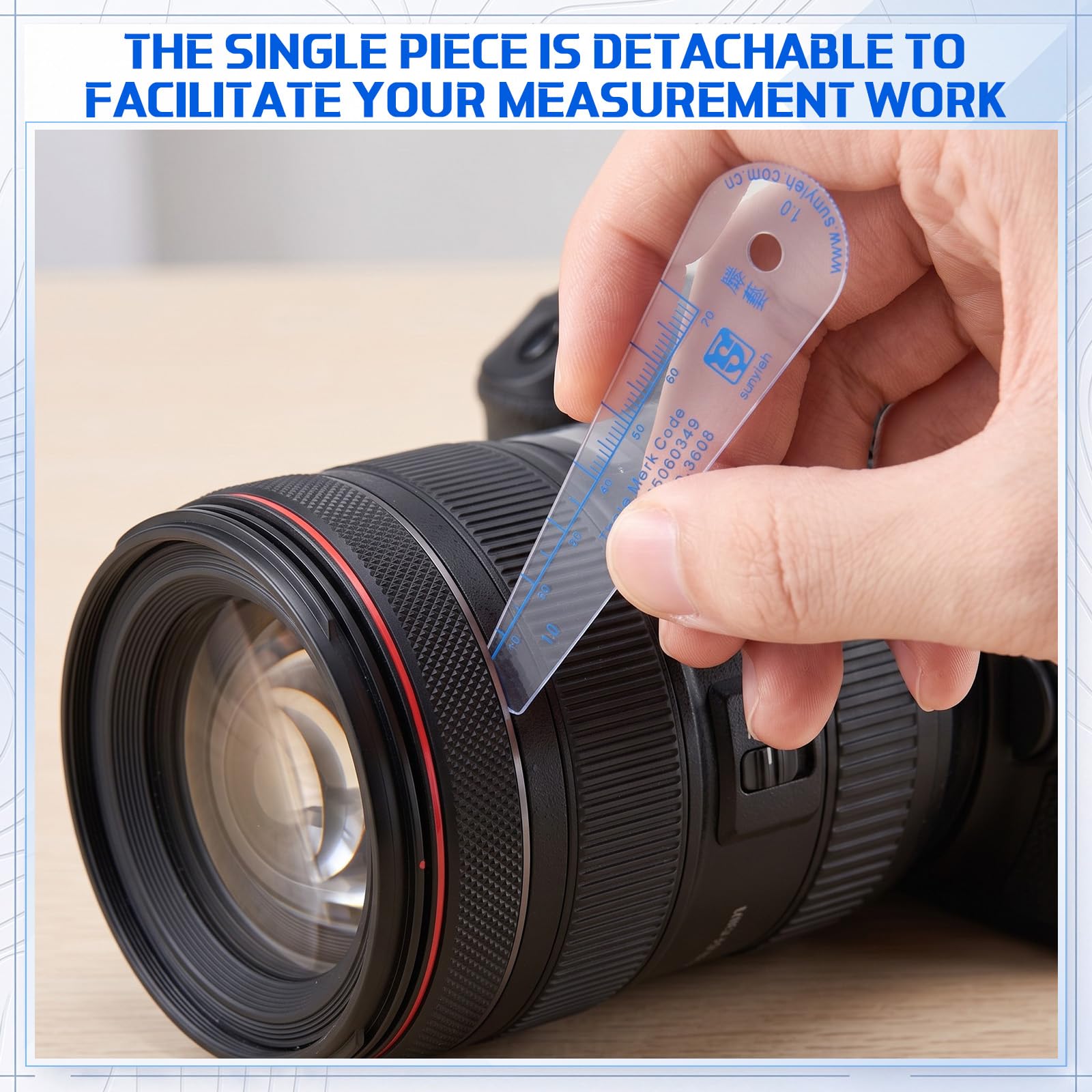 Plastic Feeler Gauge Set - 0.05mm to 1mm -5