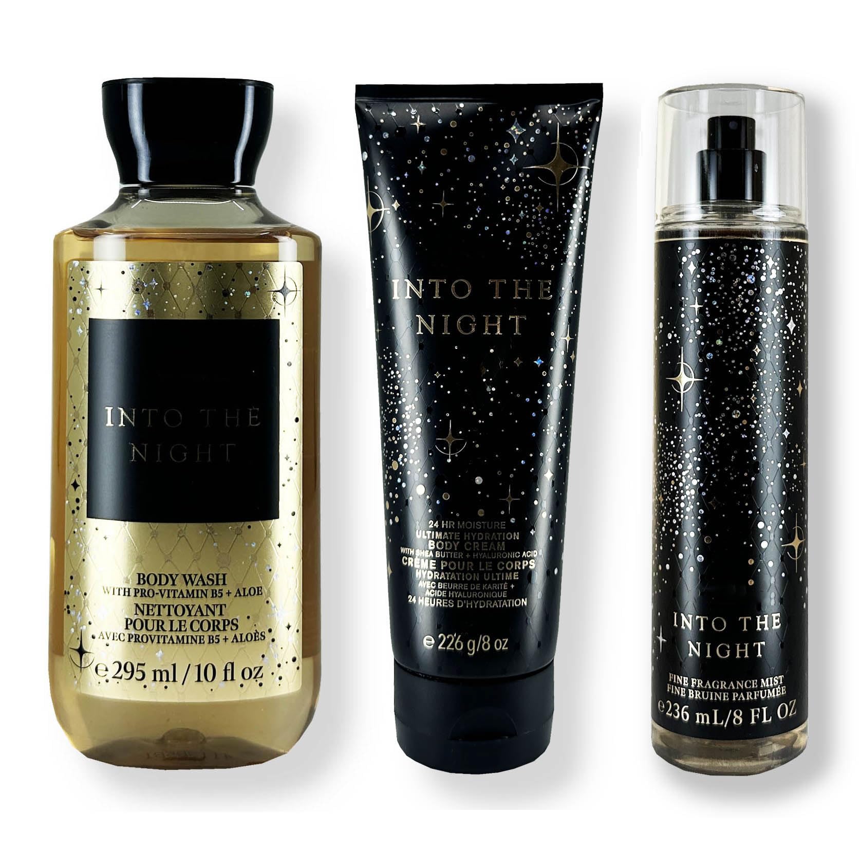 Into The Night Shower Gel Body Cream Scented Mist Original