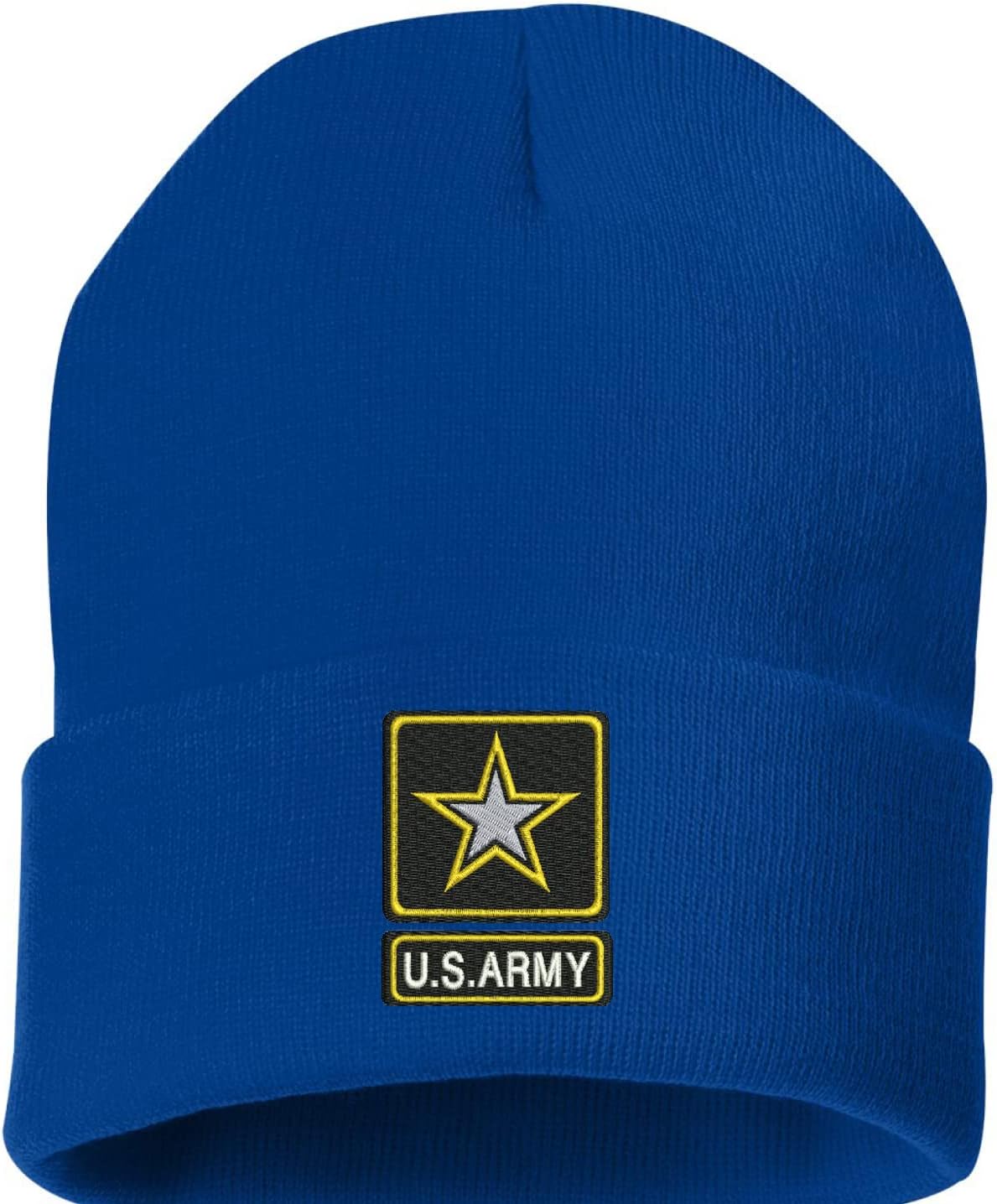 US Army Beanie Embroidered USA Soldier Hat U.S Knit