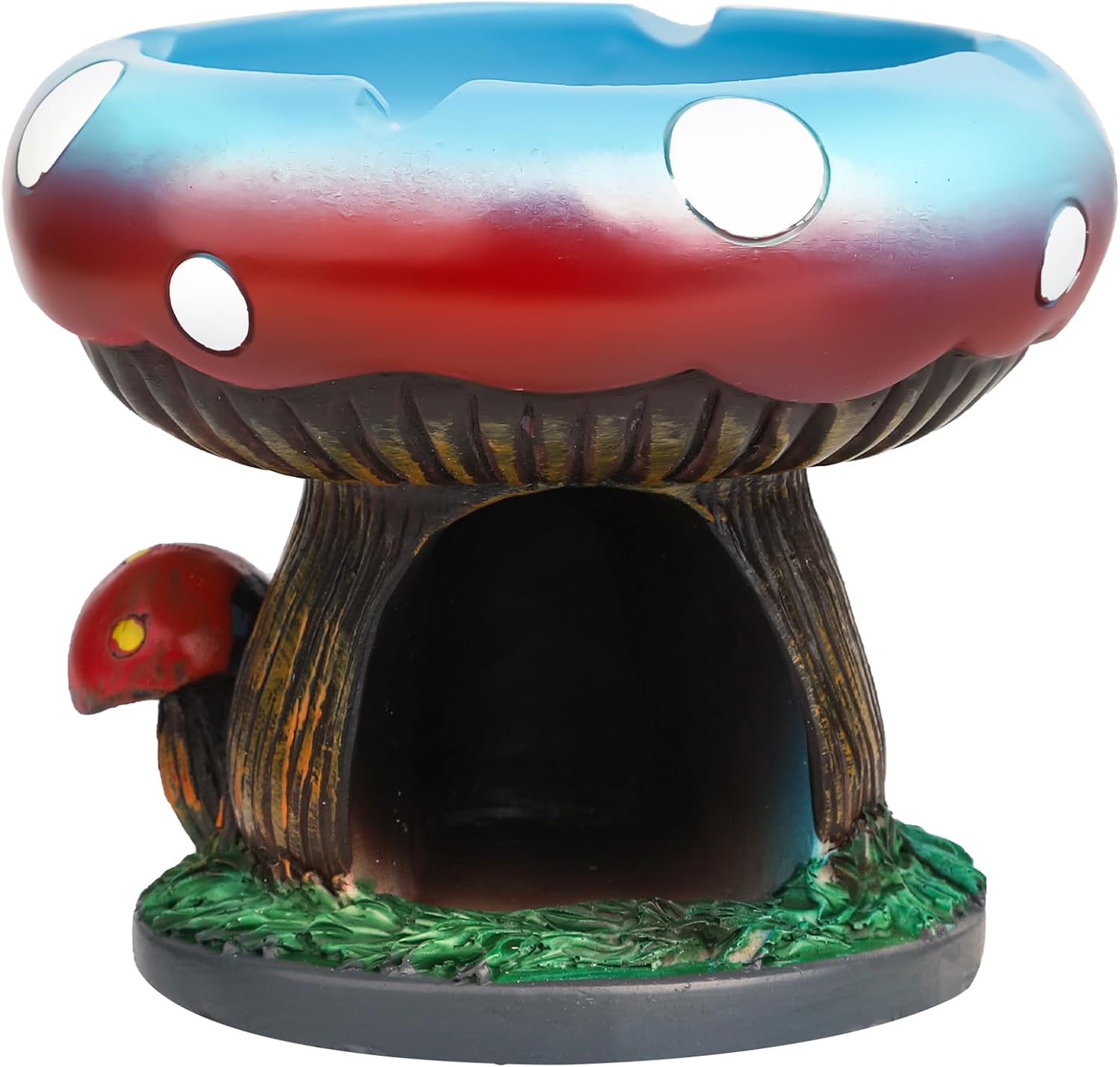 Premium Mushroom Decor Statue Jewelry Holder Key Bowl, Sturdy and Stylish Decora…