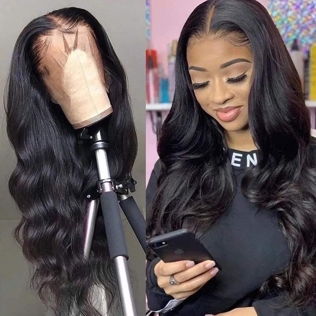 Beauty Forever 13x4 Lace Front Wigs Body Wave Human Hair Wigs for Black Women Brazilian Virgin Hair 