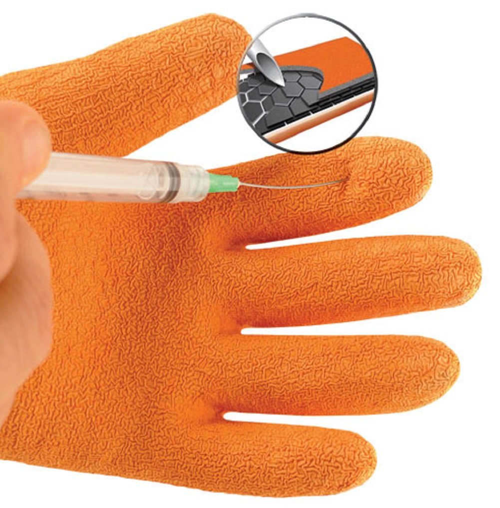 HexArmor SharpsMaster II 9014 Factory gloves - Guantes de seguridad (Factory gloves, XL, EE.UU., Unisex, CE Cut Score AX44F, ANSI/ISEA Cut A9)