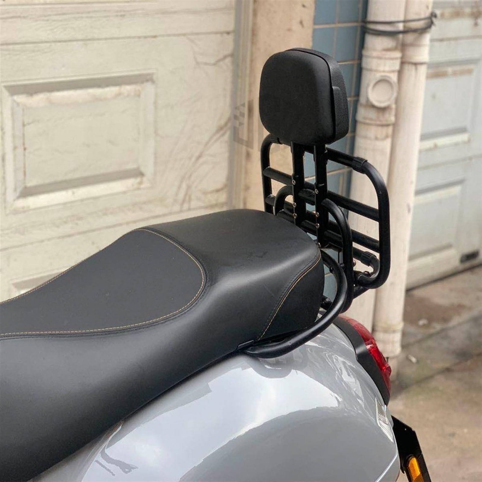 Supporto Per Portapacchi Posteriore Per Schienale Passeggero Per Moto Per VESPA GTV GTS 250 300 2013-2019 2020 modifica(Nero)