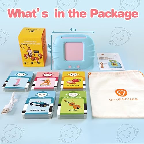 Miniatura 8 de 296 tarjetas flash parlantes con palabras a la vista para niños pequeños de 1, 2, 3, 4, 5, 6 años, discurso de bolsillo, juguetes sensoriales de