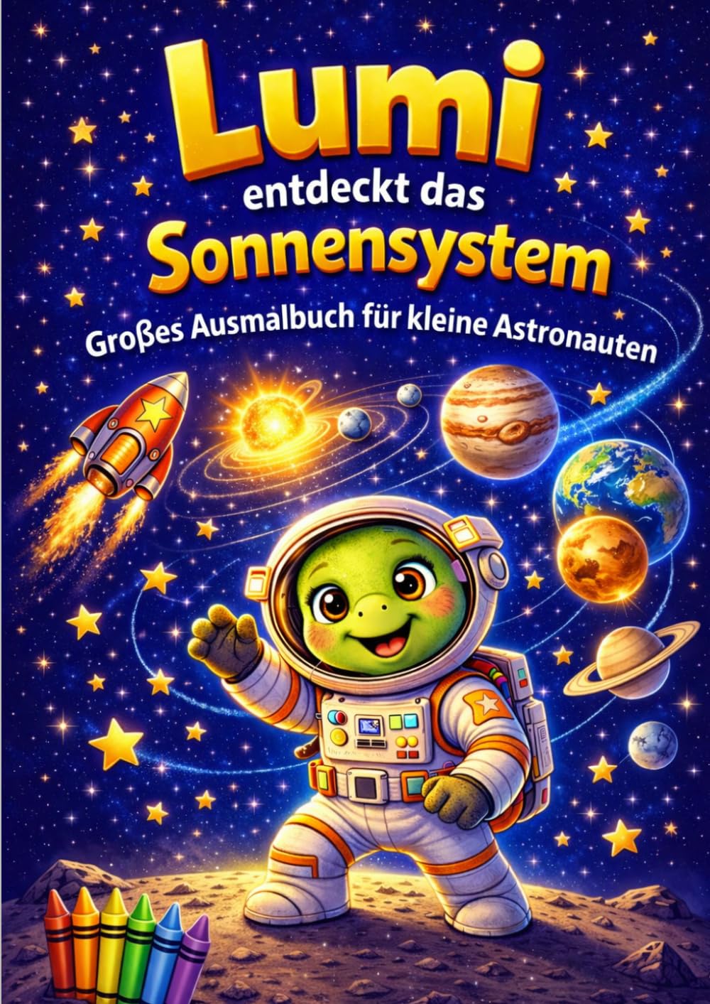 Lumi entdeckt unser Sonnensystem Ausmalbuch (Lumi entdeckt die Welt)