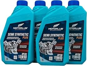 Kit 4l Oleo de Motor 15w40 Api Sm Semissintético Plus