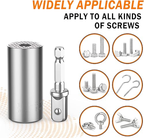 Miniatura 4 de Dusor Regalos para hombres, herramientas de enchufe súper universales, rellenos de calcetines para hombres, regalos de elefante blanco para adultos,