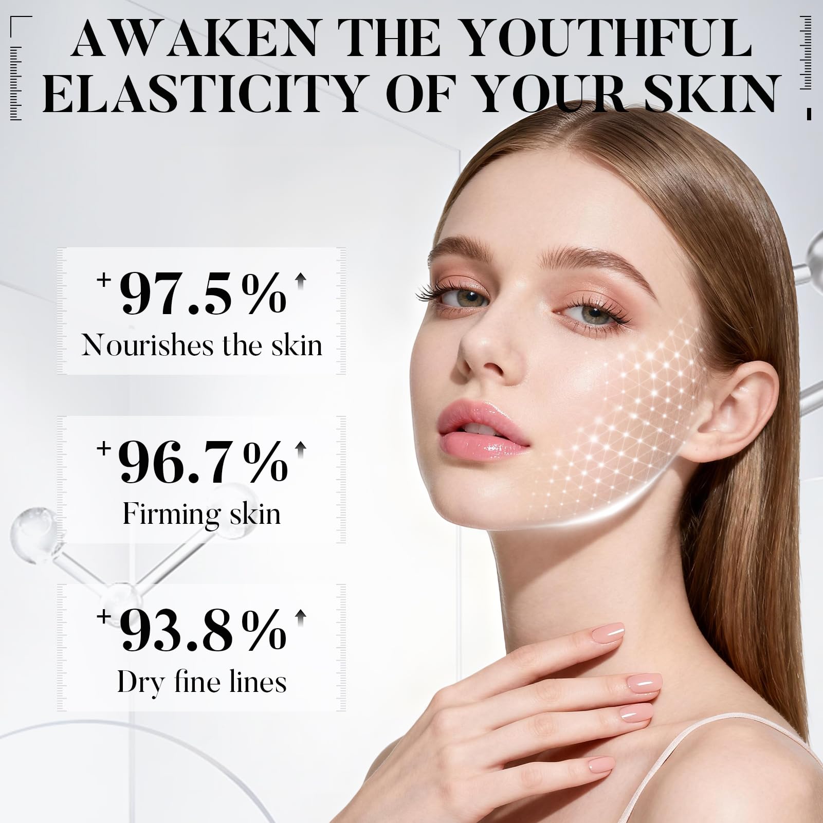 Micro infusione System, Micro Needling Set, Microneedling Siero, Micro Infusion Face con 6 Microneedling Serum e 2 Roller inclusi, soluzione anti-invecchiamento (A)