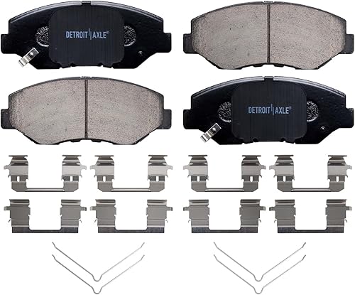 Miniatura 95 de Detroit Axle - Juego de pastillas de freno para Chevy GMC Yukon XL Suburban 1500 Tahoe Avalanche Cadillac Escalade ESV EXT, 4 pastillas de freno