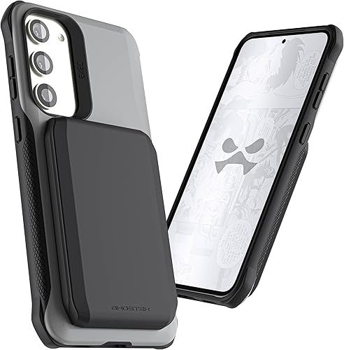 Miniatura 2 de Ghostek EXEC - Funda tipo cartera para Galaxy S23 Plus con soporte magnético desmontable para tarjetas de crédito, soporta carga inalámbrica, fundas