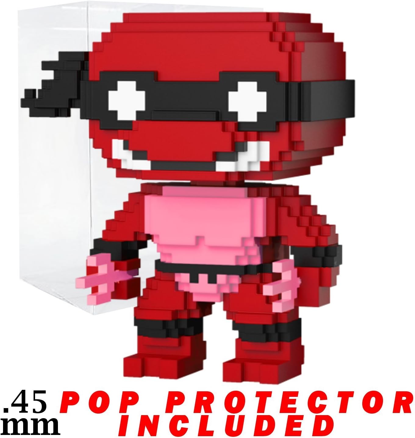 Funko 8-Bit Pop! Neon Raphael - Teenage Mutant Ninja Turtles - Exclusive - Ships in .45mm Bubble Wrapped Pop Protector