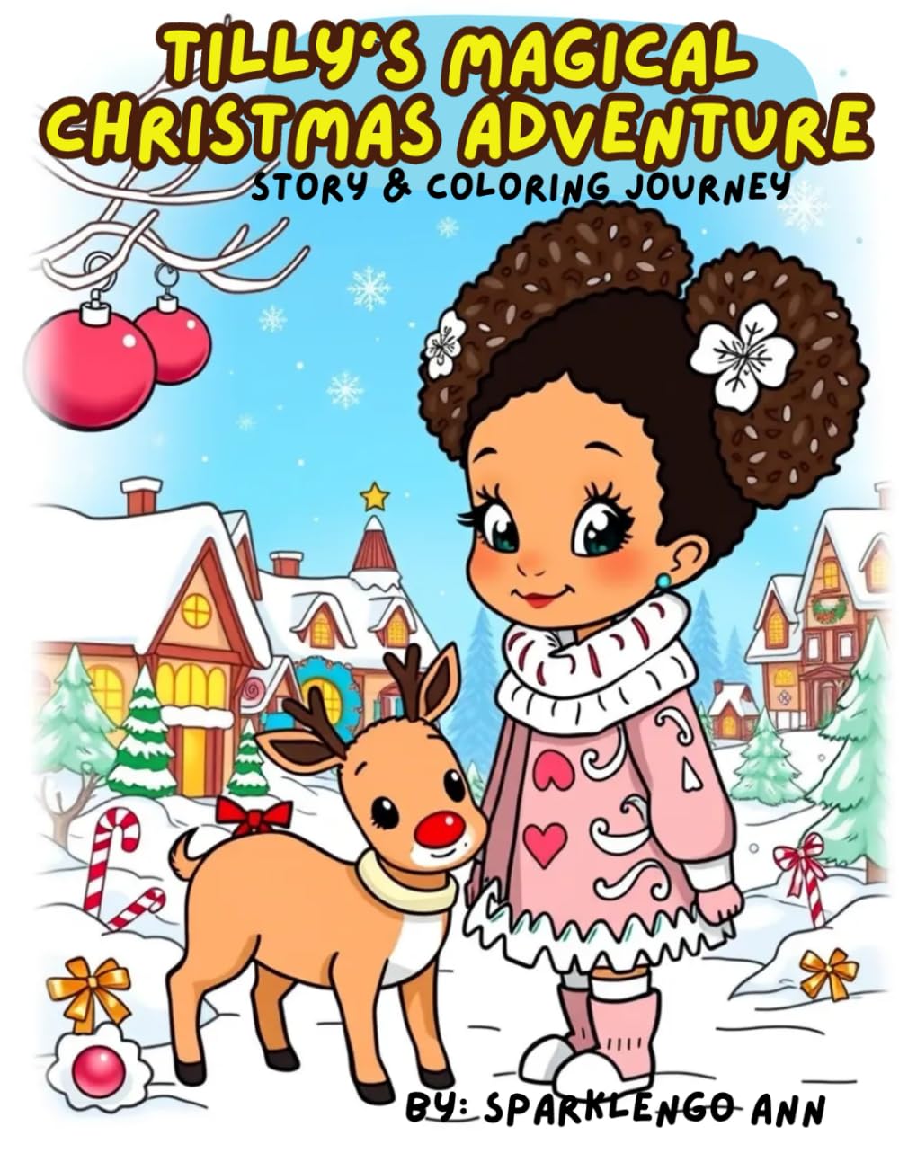 Tilly’s Magical Christmas Adventure: Story & Coloring Book for Kids