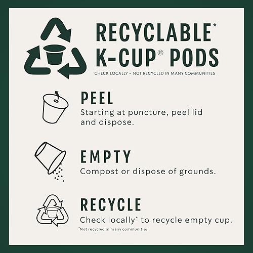 Miniatura 5 de Starbucks Cápsulas de café K-Cup, tostado medio, mezcla de casa para cafeteras Keurig, 100% arábica, 1 caja (75 cápsulas)