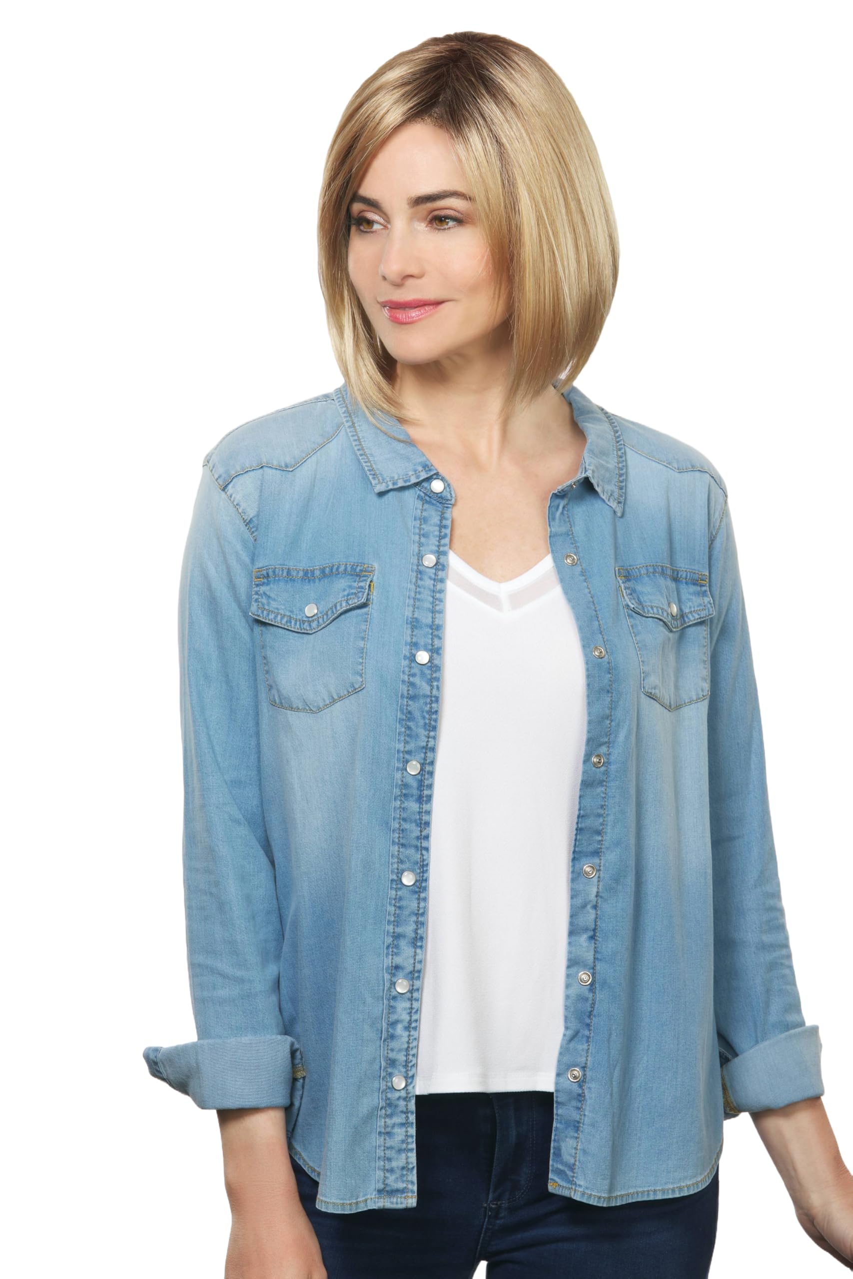 Henry Margu - Devon - Synthetic Lace Front Monofilament Hand Knotted Wig in 26GR