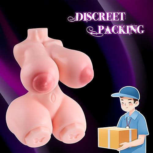 Miniatura 6 de Muñecas sexuales de 3.5 libras para hombres, masturbador masculino, coño de bolsillo realista con pechos grandes, vagina virgen y culo masculino
