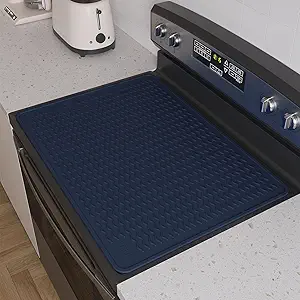 Stove Top Covers for Electric Stove, Food Grade Heavy Duty Silicone Glass Stove Top Cover Protector, Induction Cooktop Protector, Heat Resistant Range Ceramic Stove Top Covers Mat, Oven Cover