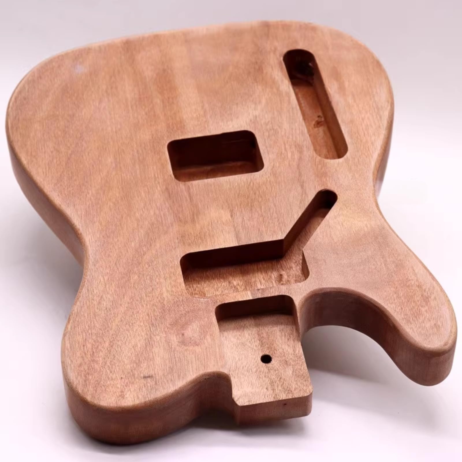 Left-handed Electric Guitar Body, Okoume Body, Unfinished Handcrafted Guitar Body, DIY Electric Guitar Body, for Tele TL Style Guitar Accessories