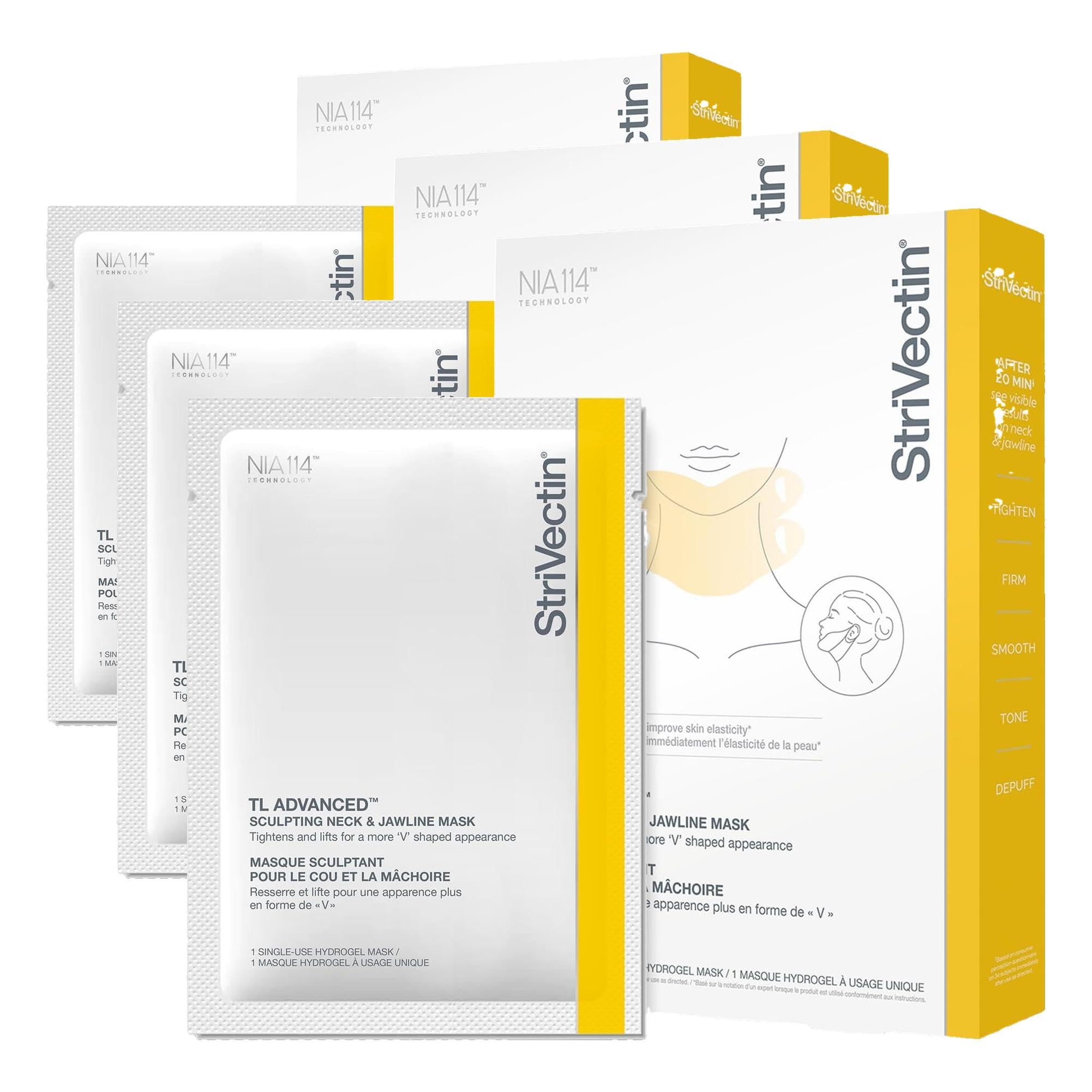 Photo 1 of *** ONLY 1*** StriVectin TL Advanced Sculpting Neck & Jawline Mask, 1 Single-Use Hydrogel Mask