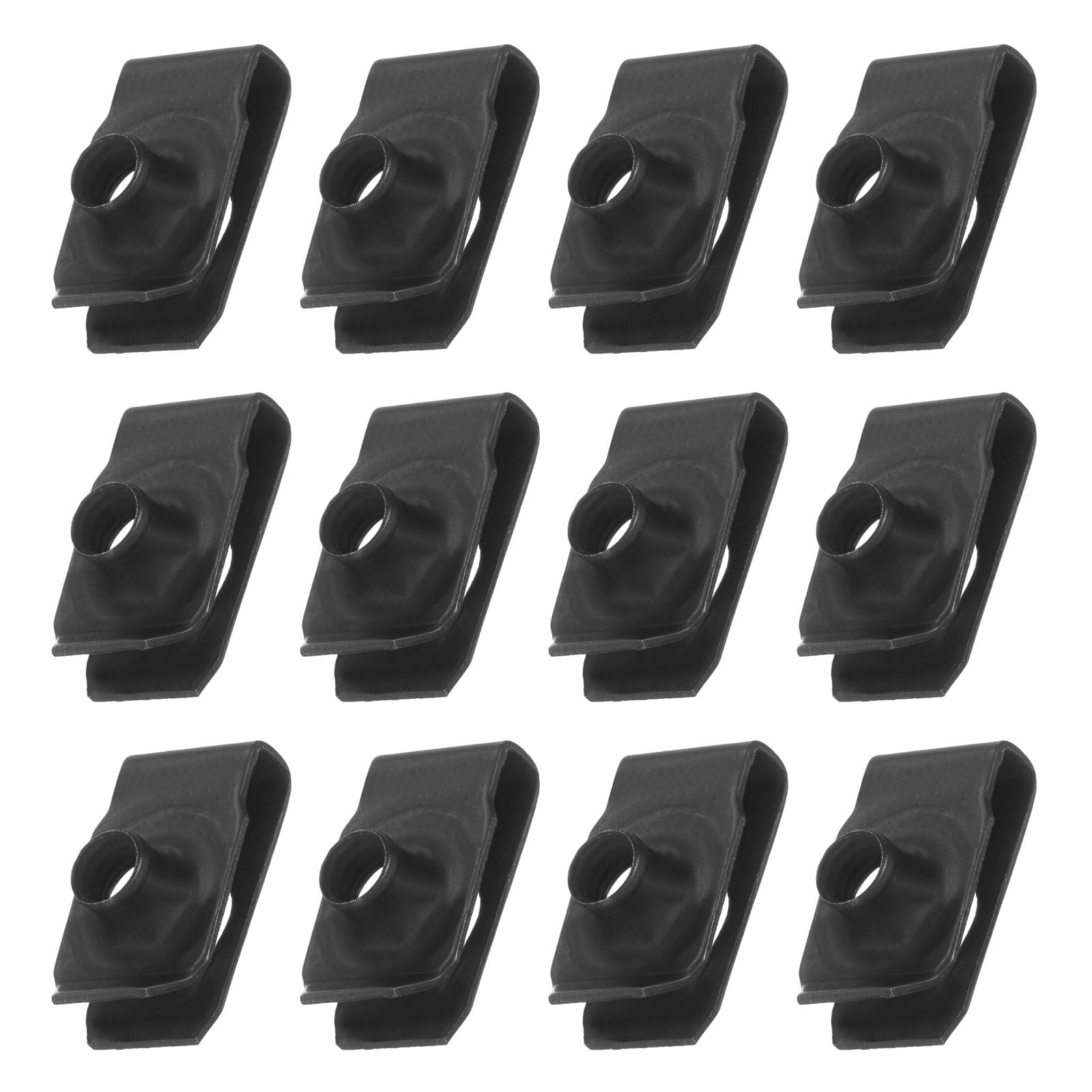 U-Style Clip-On Nuts - 25 Pack M6 Hardware -7