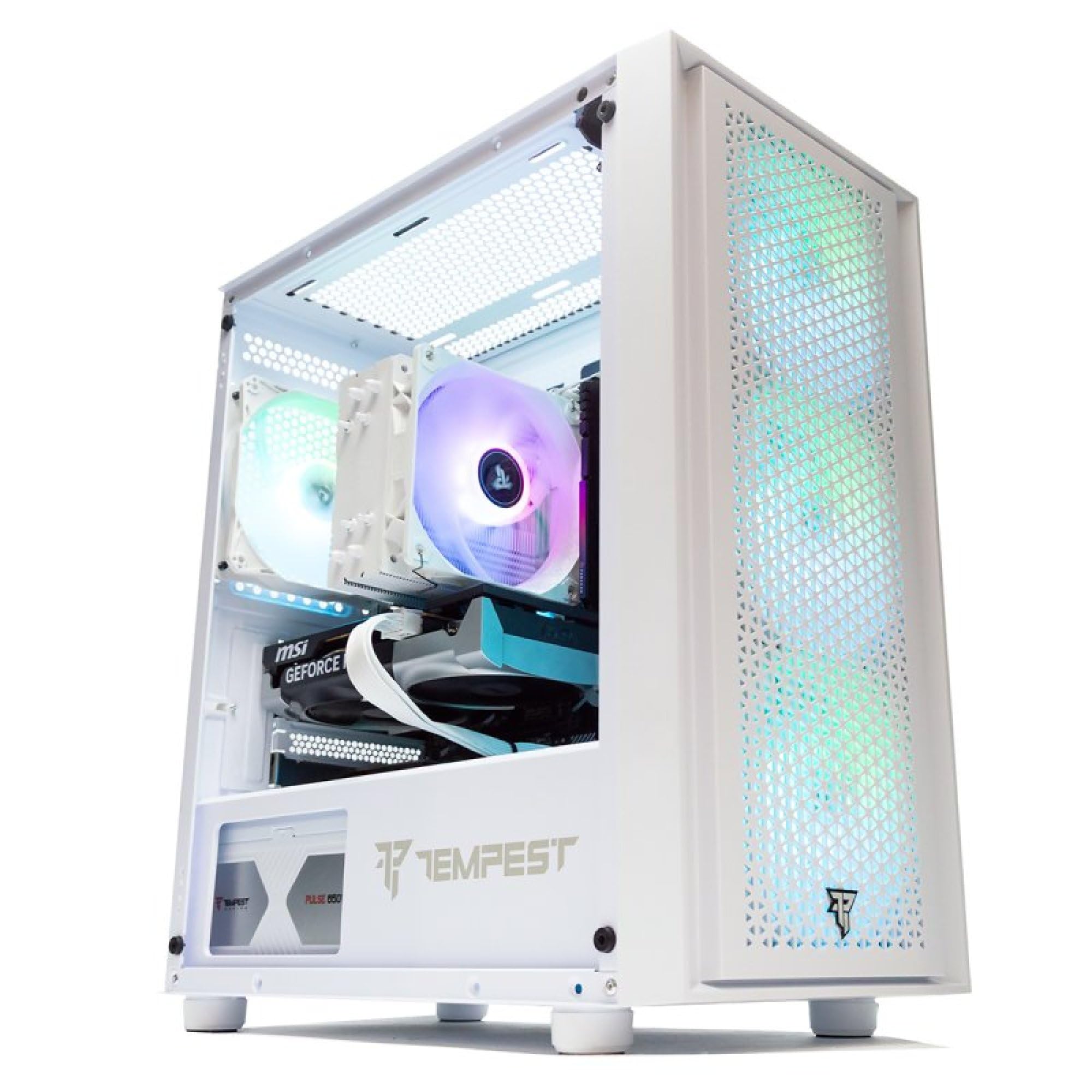PcCom Ready Gaming PC Blanco Intel Core i5-12400F 32GB RAM 1TB SSD RTX 5060, Ordenador Sobremesa Gaming Alto Rendimiento