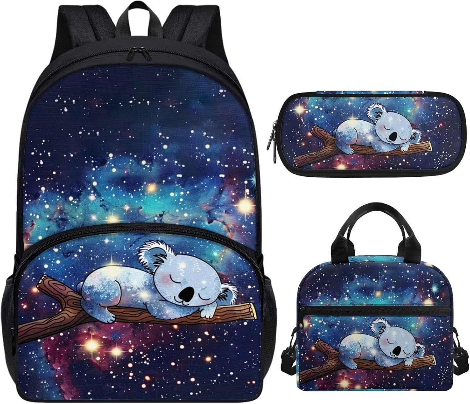 Showudesigns Water Baseball Bookbag and Lunch Box Set for Boys 8-10/10-12 Kids School Bag Elementary Middle School Backpacks Pencil Case Pouch Lunchbag School Supplies Daypack Knapsack