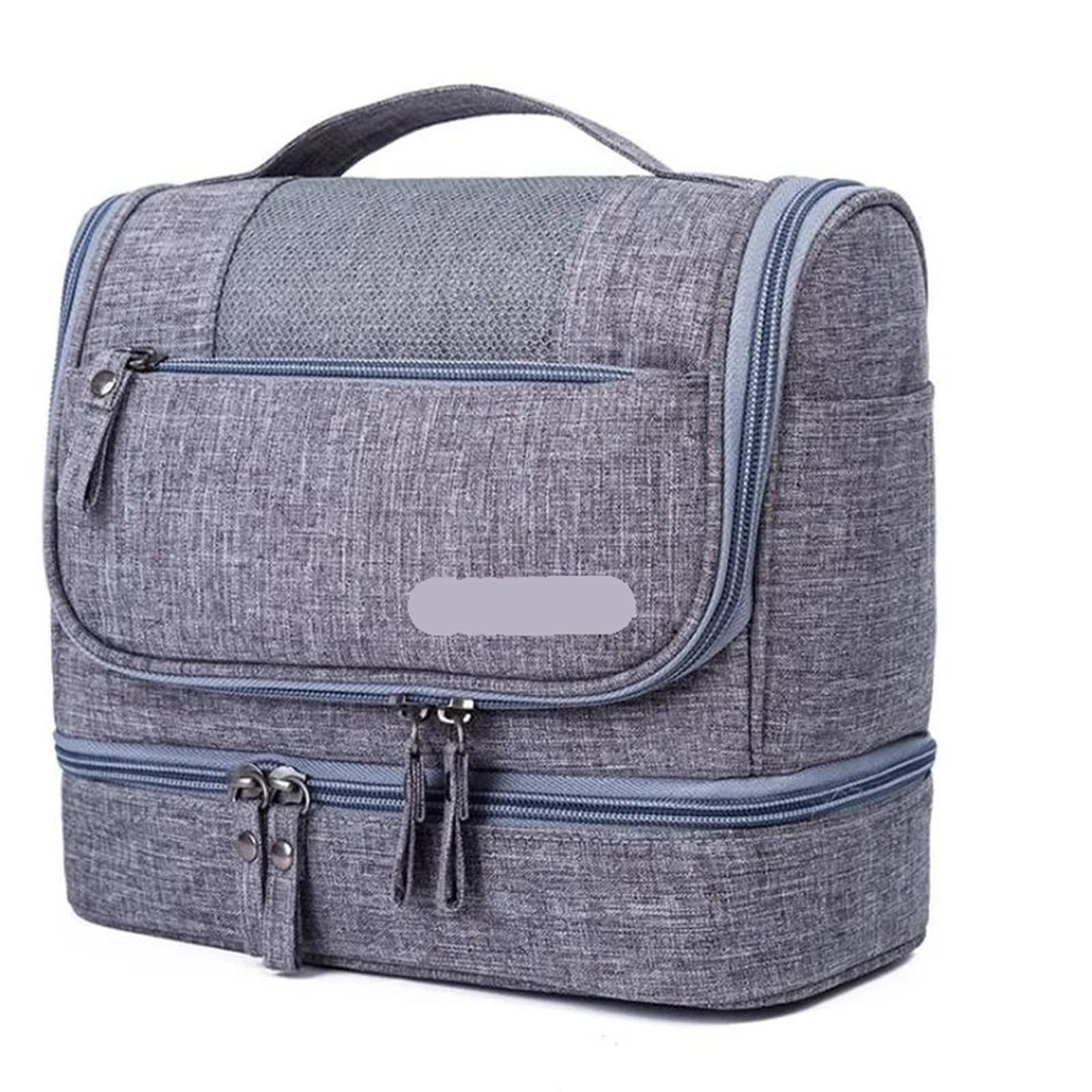 Reise-Toilettenbeutel Hängende Kulturtasche, Reise-Kosmetiktasche, wasserdichter Oxford-Organizer for Reisezubehör, Kulturset for Männer und Frauen(Blue)