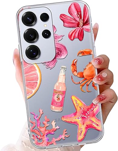 Yimctoie Transparent Coque pour Samsung Galaxy S25 Ultra 5G 