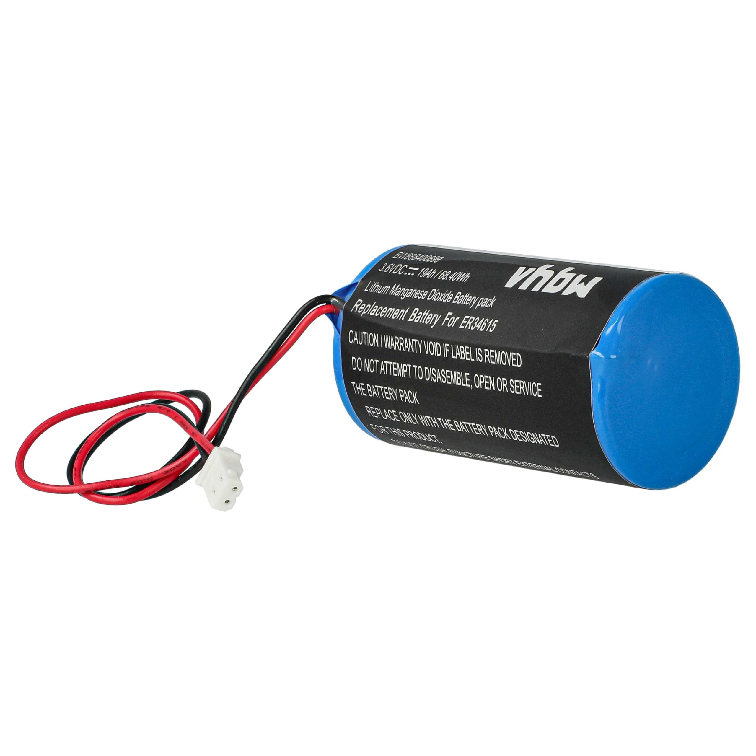 vhbw 2X Pile Remplacement pour Eve ER34615-GL101 pour système d'alarme