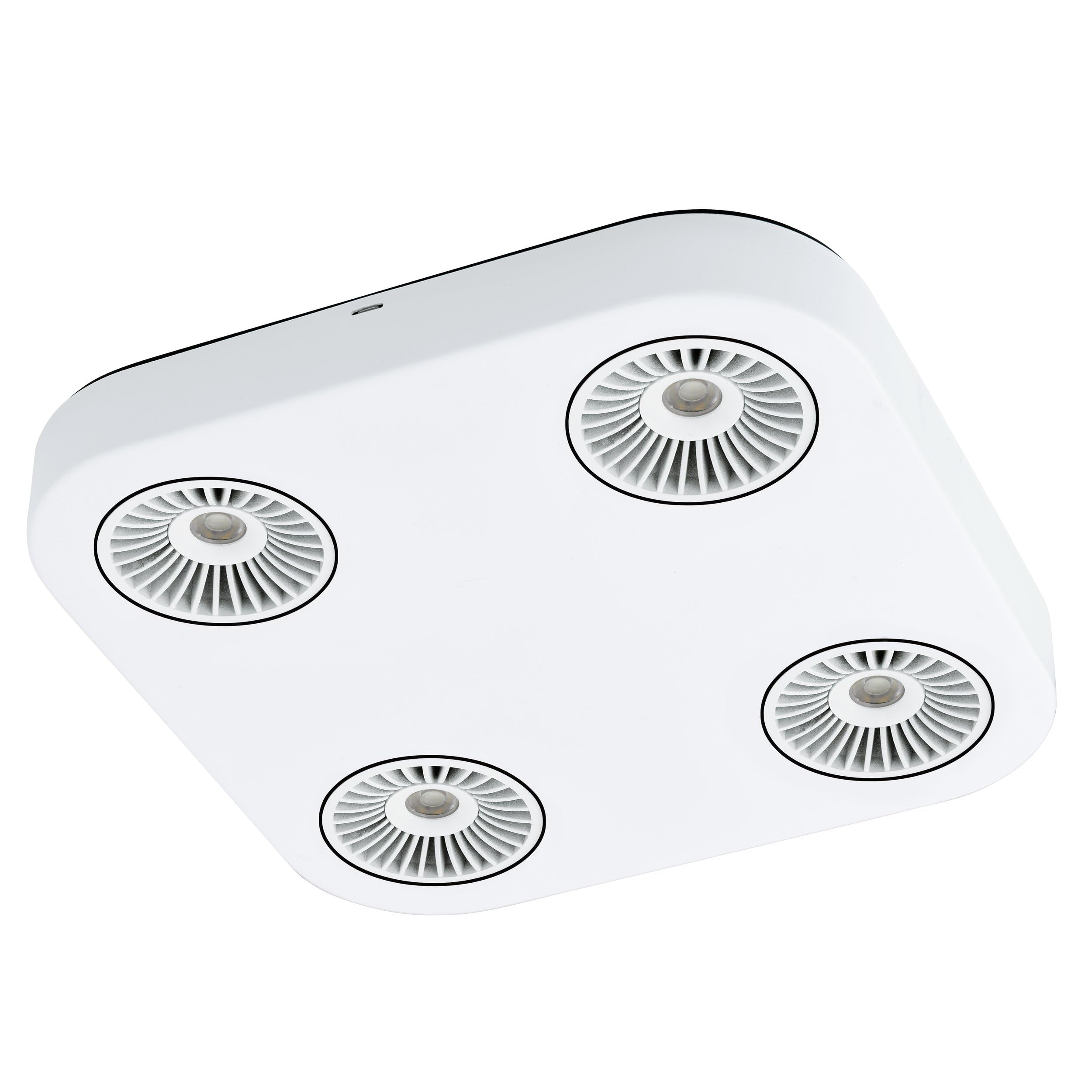 EGLO LED Deckenlampe Montale, Deckenstrahler, Stahl, Alu in weiss, schwarz