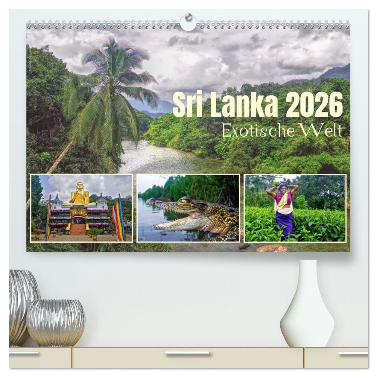 Sri Lanka 2026 – Exotische Welt (hochwertiger Premium Wandkalender 2026 DIN A2 quer), Kunstdruck in Hochglanz: Beeindruckende Naturlandschaften und ... in hochauflösenden Bildern (CALVENDO Orte)